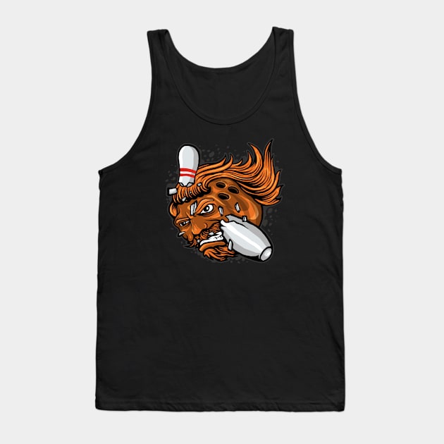 Bowling Ball Monster Tank Top by Stayhoom